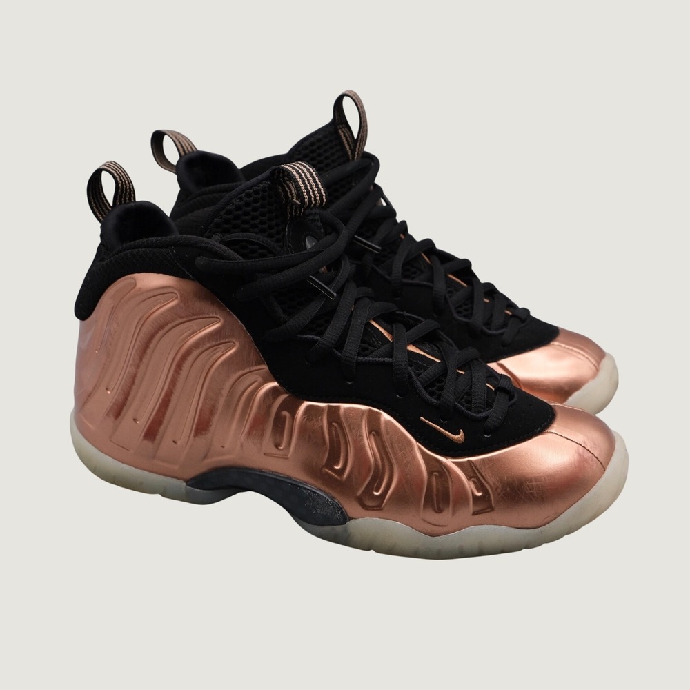 Nike Air Foamposite One Metallic Copper Black FZ0990-800 Athletic Size 5.5Y Wm 7